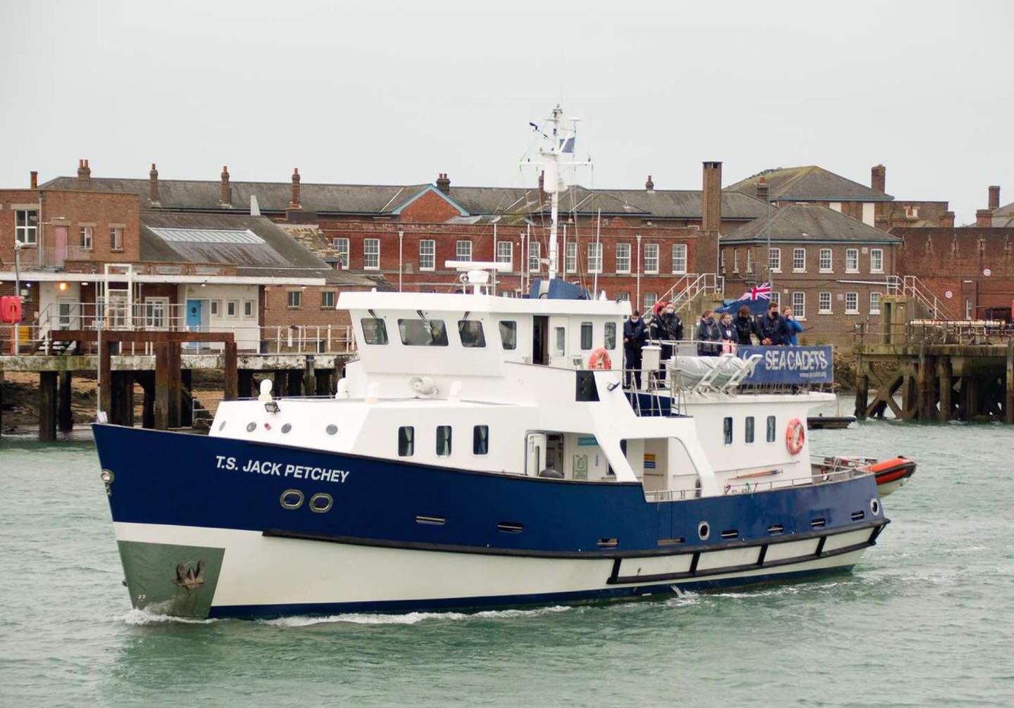 Training Ship Jack Petchy under way