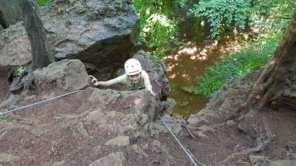 Rock climbing