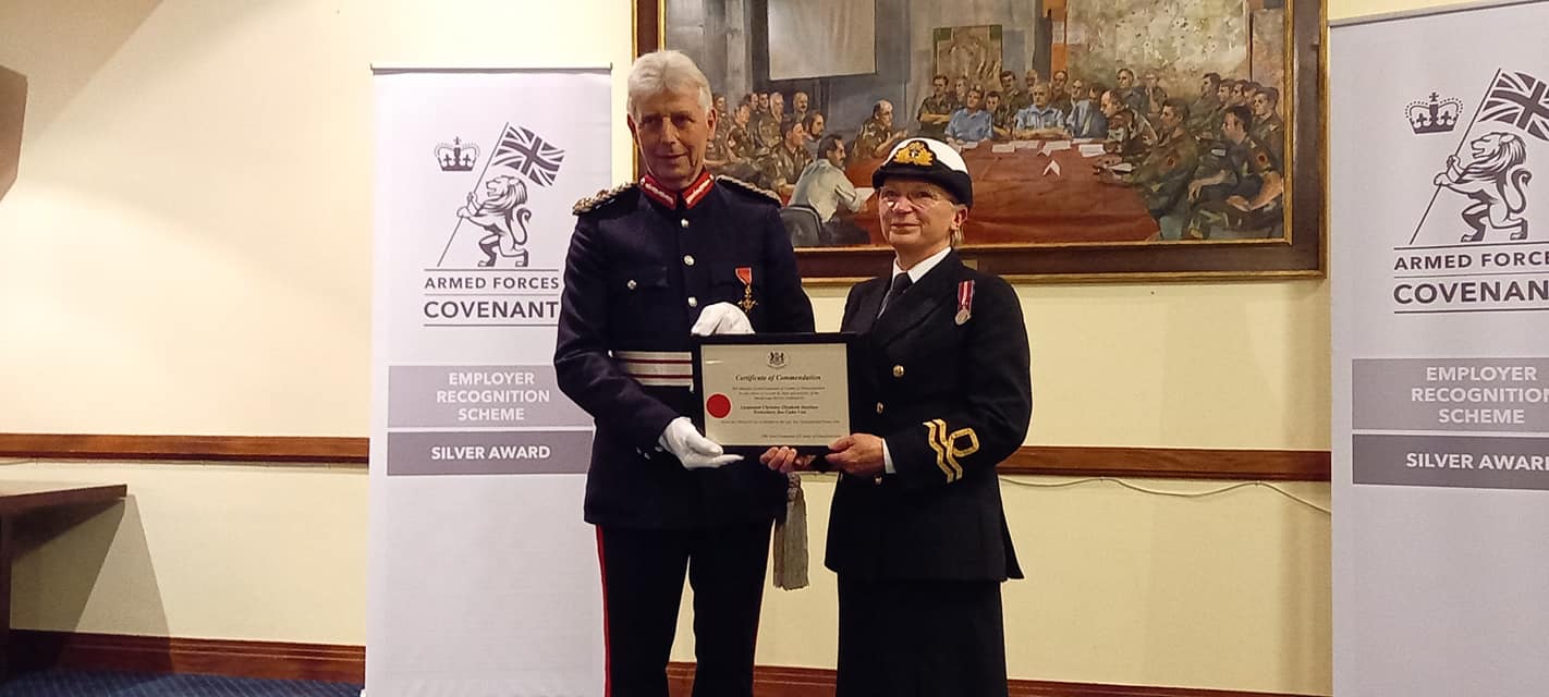 Lt Harrison awarded commendation