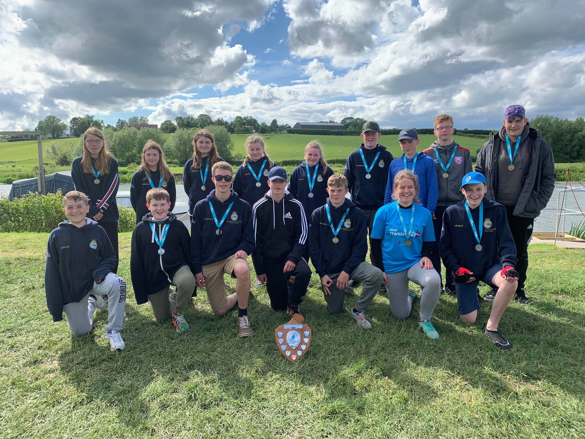 Cadets with medals